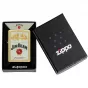 Zippo Jim Beam Label Design | Brushed Brass