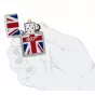 Zippo 007 James Bond Union Jack Design | Brushed Chrome