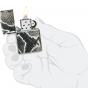 Zippo Snake Skin Design | Grey
