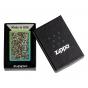 Zippo Teal High Polish with Zippo Logo