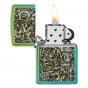 Zippo Teal High Polish with Zippo Logo