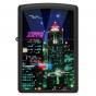 Zippo Cyber City | Black Matte