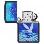 Zippo Playboy Design | Blue Navy Matte