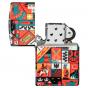 Zippo 540 Colour Lighter | Chequered Mythology Matte