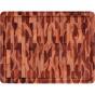 Tramontina Teak Wood Cube End Grain Barbecue Chopping Board | 45x34cm
