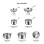 Tramontina Tempo Tri-Ply Base Stainless Steel Cookware Set | 7 Piece