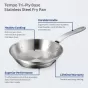 Tramontina Tempo Tri-Ply Base Stainless Steel Fry Pan | 25cm & 30cm