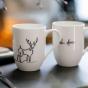 Villeroy and Boch Statement Mug 290ml 2 Piece | Reindeer