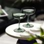 Villeroy and Boch Like Sage Champagne Coupe/Dessert Bowl 120ml | 2 Piece