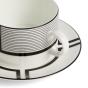 Wedgwood Vera Wang Luxe Graphite Teacup Saucer V1 | 235ml