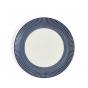Wedgwood Gio White & Pinstripe Blue Dinner Set | 12 Piece