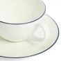 Wedgwood Gio Blue Line Teacup & Saucer