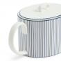 Wedgwood Gio Pinstripe White Teapot | 940ml