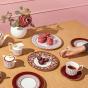 Wedgwood Renaissance Red Teacup & Saucer