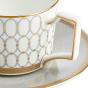 Wedgwood Renaissance Grey Teacup & Saucer | 250ml