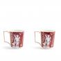 Wedgwood Renaissance Accent Red Mug 300ml | Set of 2