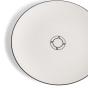 Wedgwood Vera Wang Luxe Graphite Plate | 16.5cm