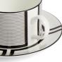 Wedgwood Vera Wang Luxe Graphite Teacup Saucer V2 | 235ml