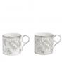 Wedgwood Silver Tonquin Mug 330ml | Set of 2