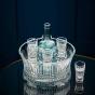 Waterford Lismore Diamond Vodka Set | Serving Bowl & 6 Shot Glasses