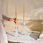 Waterford Lismore Diamond Candlestick 25cm | 2 Piece