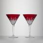 Waterford Lismore Red Martini 220ml | 2 Piece