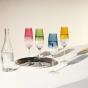 Waterford Mixology Flute Mixed 335ml Coloured | 4 Piece
