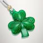 Waterford Crystal Ornament | Mini Shamrock Green