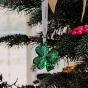 Waterford Crystal Ornament | Mini Shamrock Green