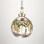 Waterford Lismore Crystal Ornament | Bauble Gilded