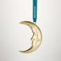 Waterford Golden Metal Ornament | Moon