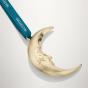 Waterford Golden Metal Ornament | Moon