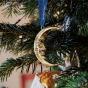 Waterford Golden Metal Ornament | Moon