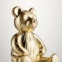 Waterford Golden Metal Ornament | Sitting Teddy