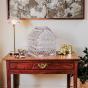 Waterford Golden Metal Ornament | Sitting Teddy