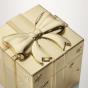 Waterford Golden Metal Ornament | Present Box