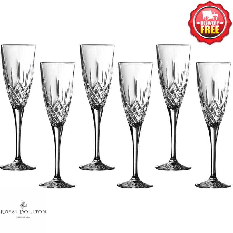 Royal Doulton Earlswood Crystalline Champagne Flute 150ml Set of 6